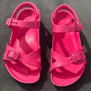 Birkenstock Kids Bright Pink Sandals